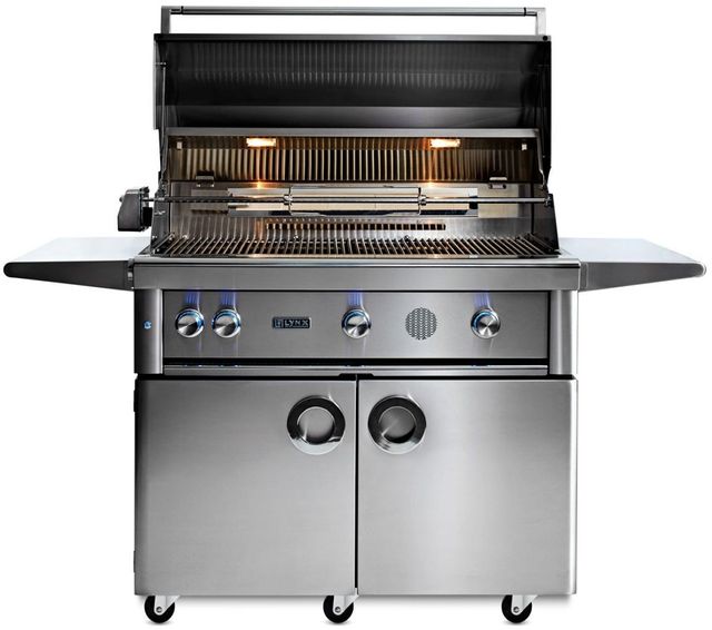Lynx® Professional 42" Stainless Steel Freestanding Smart Grill 1