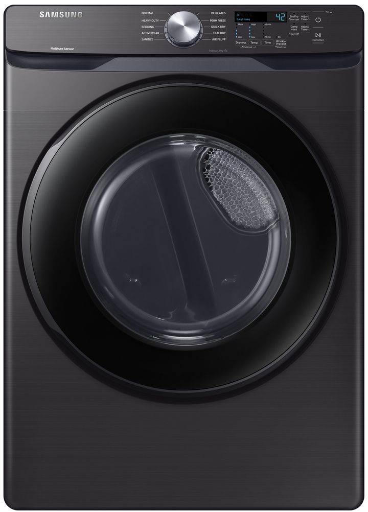 Samsung 7.5 Cu. Ft. Fingerprint Resistant Black Stainless Steel Front Load Gas Dryer
