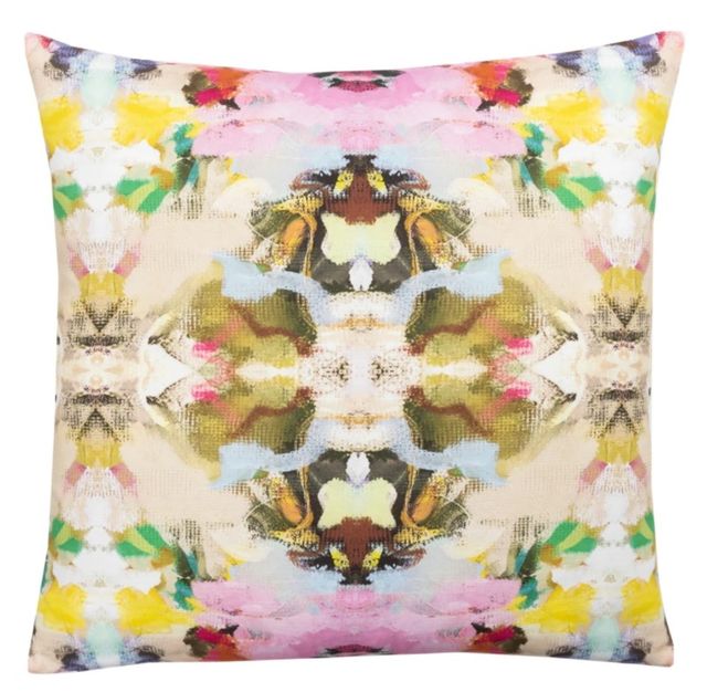 Laura Park Designs Birds of A Feather Multi-Colored 22" x 22" Throw Pillow-0