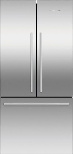 Fisher & Paykel 16.9 Cu. Ft. French Door Refrigerator-EZKleen Stainless Steel