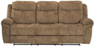 Signature Design by Ashley® Huddle-Up Nutmeg Recling Sofa w/Drop Down Table
