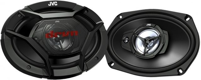 JVC drvn DR Series CS-DR6931 Black 6 x 9" 3-Way Coaxial Car Speakers 0