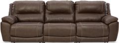 Signature Design by Ashley® Dunleith 3-Piece Chocolate Power Reclining Sectional