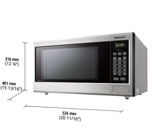 Panasonic Genius® Inverter® 1.2 Cu. Ft. Stainless Steel Mid-Size Countertop Microwave 1