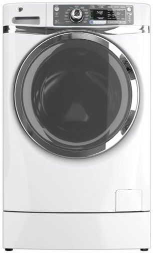 GE® ENERGY STAR® RightHeight™ Design Front Load Washer-White 0
