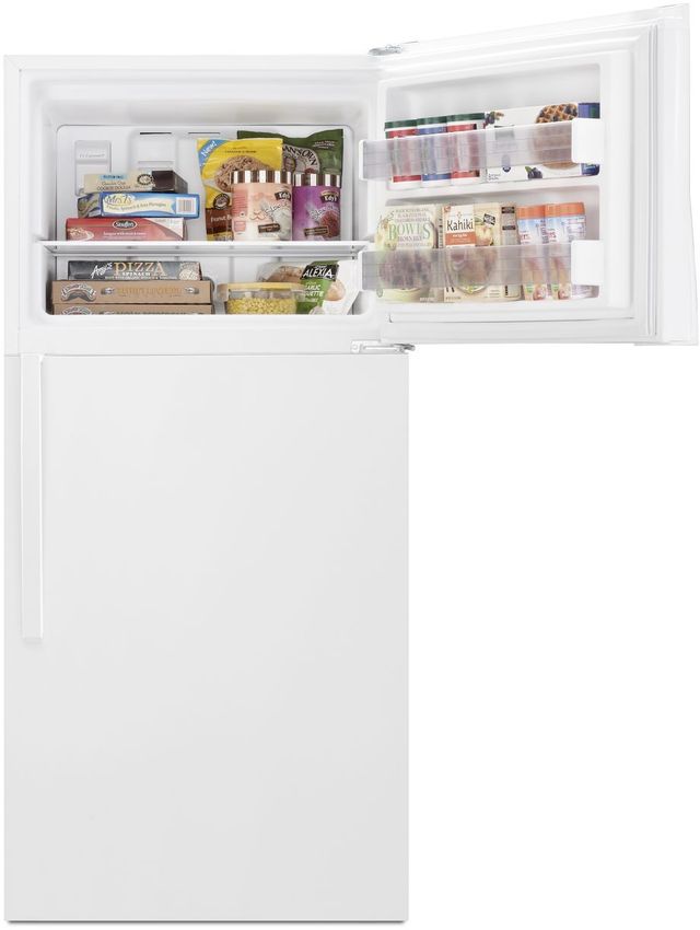 Whirlpool® 19.2 Cu. Ft. White Top Freezer Refrigerator 6