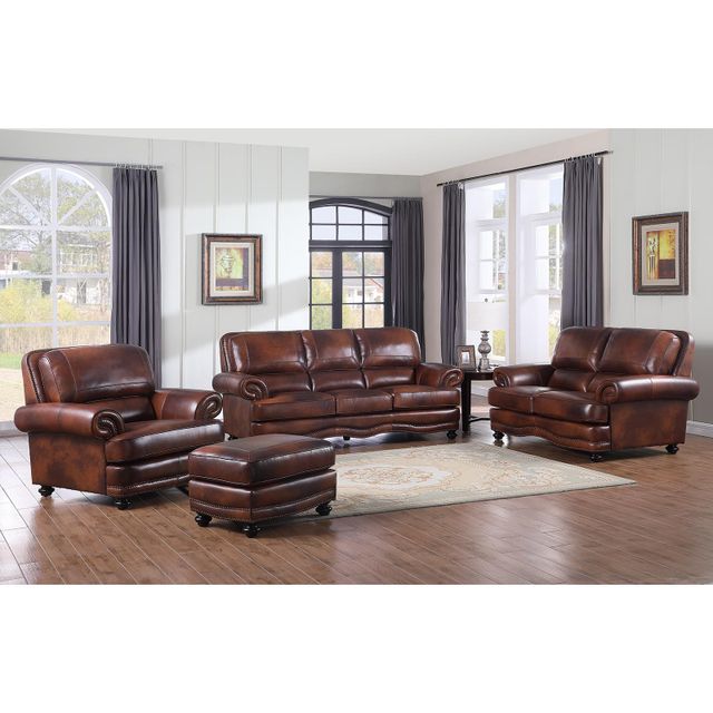 Leather Italia Young Leather Loveseat-2