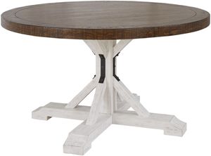 Signature Design by Ashley® Valebeck Brown/White Dining Table