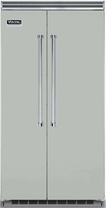 Viking® Professional 5 Series 25.3 Cu. Ft. Stainless Steel Built-In Side By Side Refrigerator 46