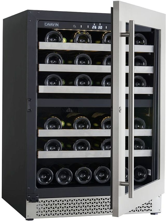 CAVAVIN Vinoa Collection 24" Stainless Steel Wine Cooler 3