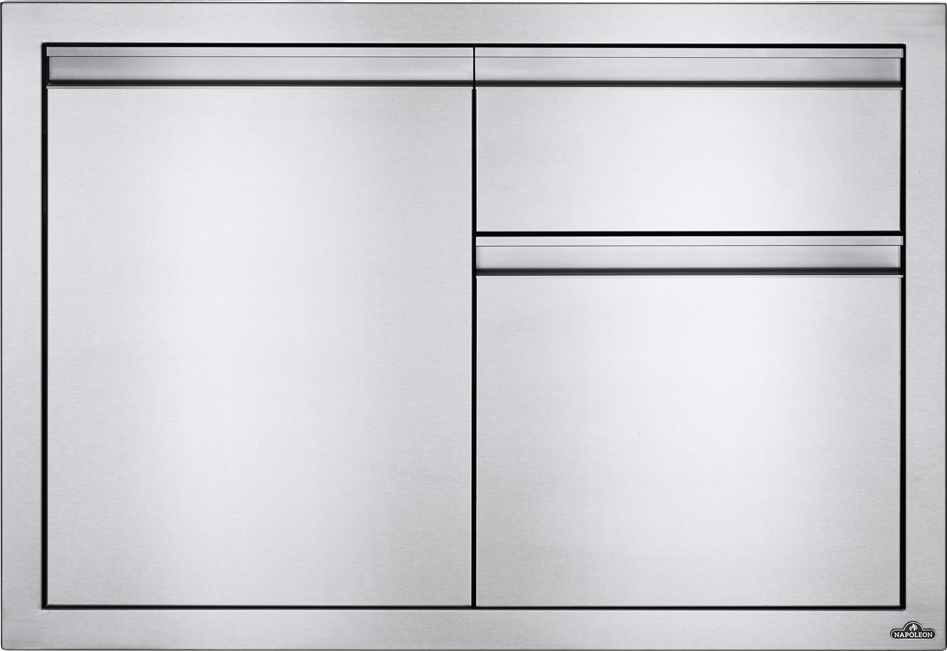 Stainless Steel Napoleon BI-3624-1D2DR 36 x 24 Single Door & Standard Drawer Outdoor Kitchen Component 