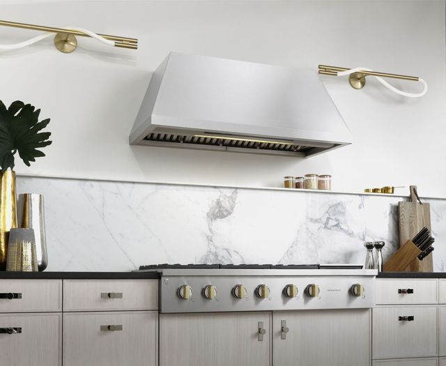Monogram® Statement Collection 48" Stainless Steel Wall Mounted Range Hood 8