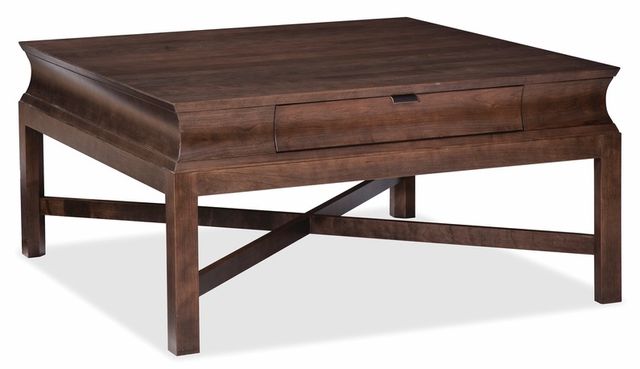 Durham Furniture Cascata Solid Accents Cherry Square Cocktail Table