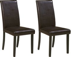 Signature Design by Ashley® Kimonte 2-Piece Dark Brown Dining Room Chair Set