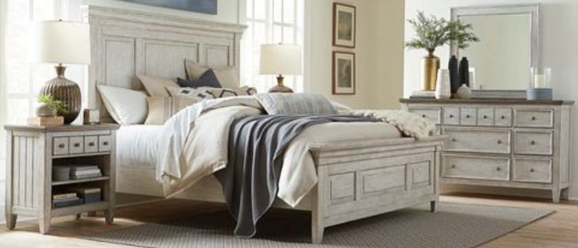 Liberty Furniture Heartland Antique White 6-Piece Queen Bedroom Set
