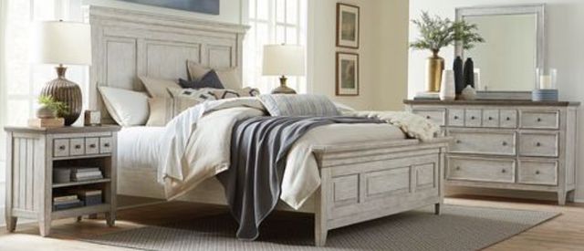 Liberty Furniture Heartland Antique White 6-Piece Queen Bedroom Set-0