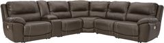 Signature Design by Ashley® Dunleith Chocolate 6-Piece Power Reclining Sectional