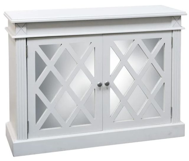 Stylecraft White Two-Door Cabinet | Fischer Furniture | Rapid City, SD