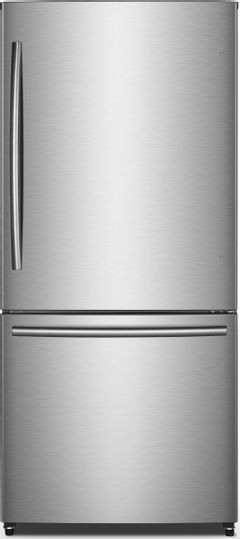 Réfrigérateur à congélateur inférieur à profondeur de comptoir de 17,2 pi³ AVG® de 31 po - Acier inoxydable