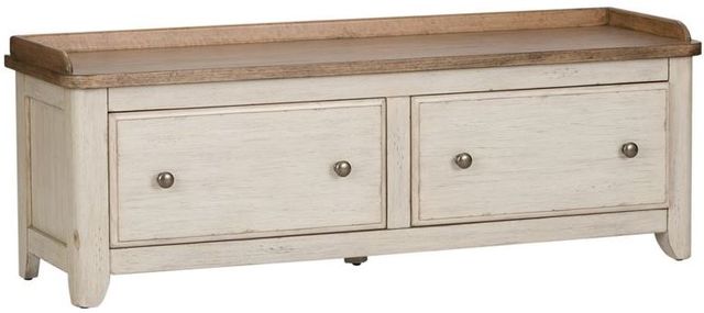Liberty Furniture Farmhouse Reimagined Storage Hall Bench-3