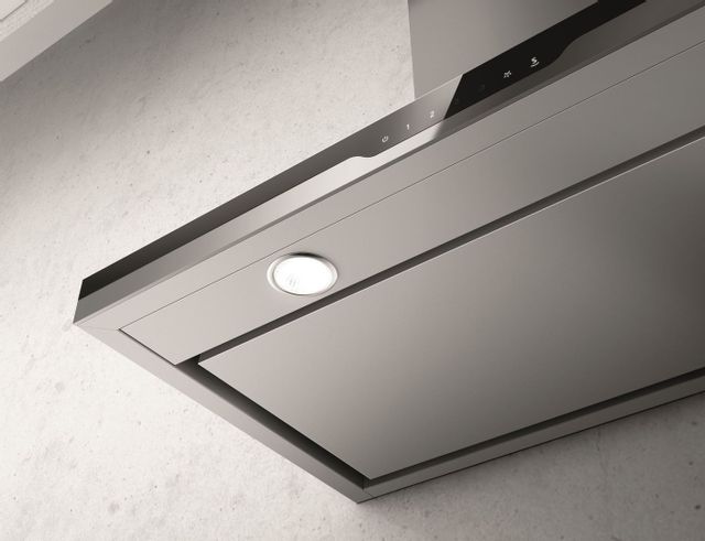 Elica Techne Plus Series Stoney 36" Stainless Steel with Black Glass Wall Mounted Range Hood 2