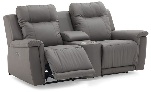 Palliser® Furniture Riley Power Reclining Loveseat with Headrest and Console 2