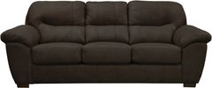 Jackson Furniture Quilted Chocolate Sofa with Drop table