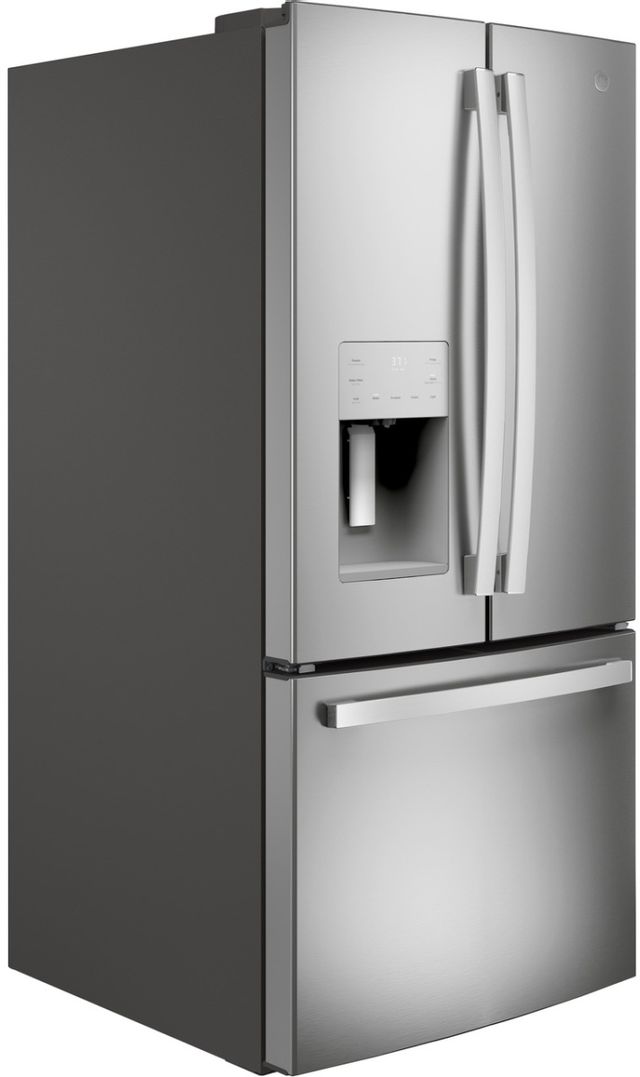 GE® Series 23.8 Cu. Ft. Stainless Steel French Door Refrigerator 8