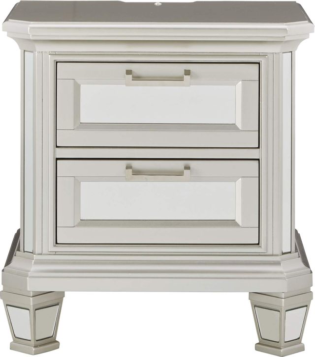 Signature Design by Ashley® Lindenfield Silver Nightstand-1