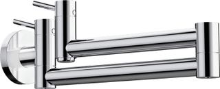 Blanco® Cantata Polished Chrome Wall-Mounted Two Handle Pot Filler