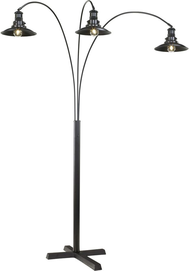 Lampe à arc en métal Sheriel, noir, de Signature Design by Ashley® 0