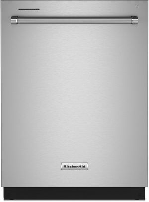 KitchenAid® 24" Stainless Steel with Printshield Built In Dishwasher