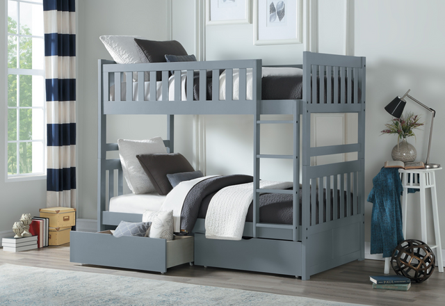 Homelegance Orion Gray Twin/Twin Bunk Bed 2