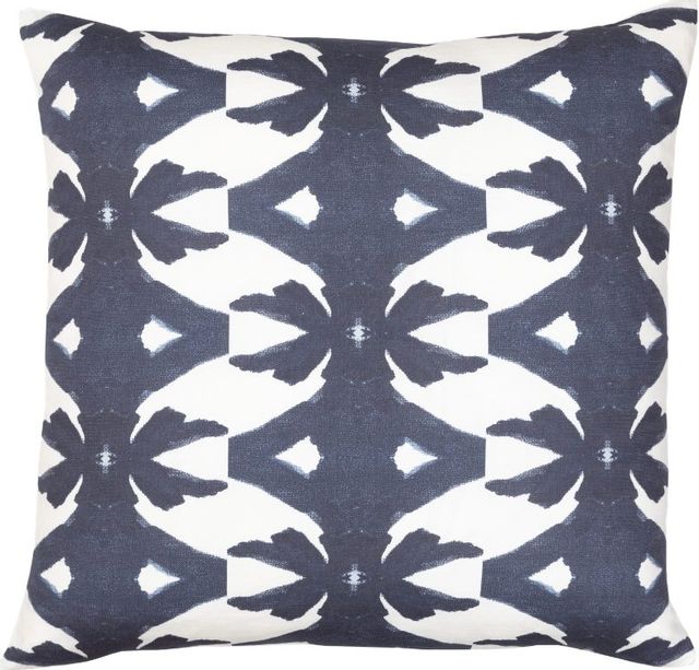 Laura Park Designs Palm Navy 22” x 22” Toss Pillow-1