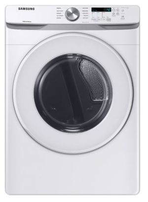 Samsung 6000 Series 7.5 Cu. Ft. White Front Load Gas Dryer