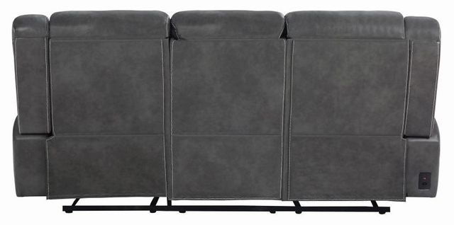 Coaster® Conrad Grey Reclining Sofa 3