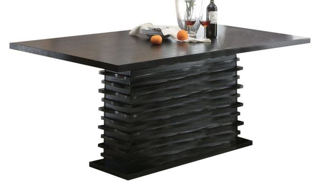 Coaster® Stanton Black Dining Table-0