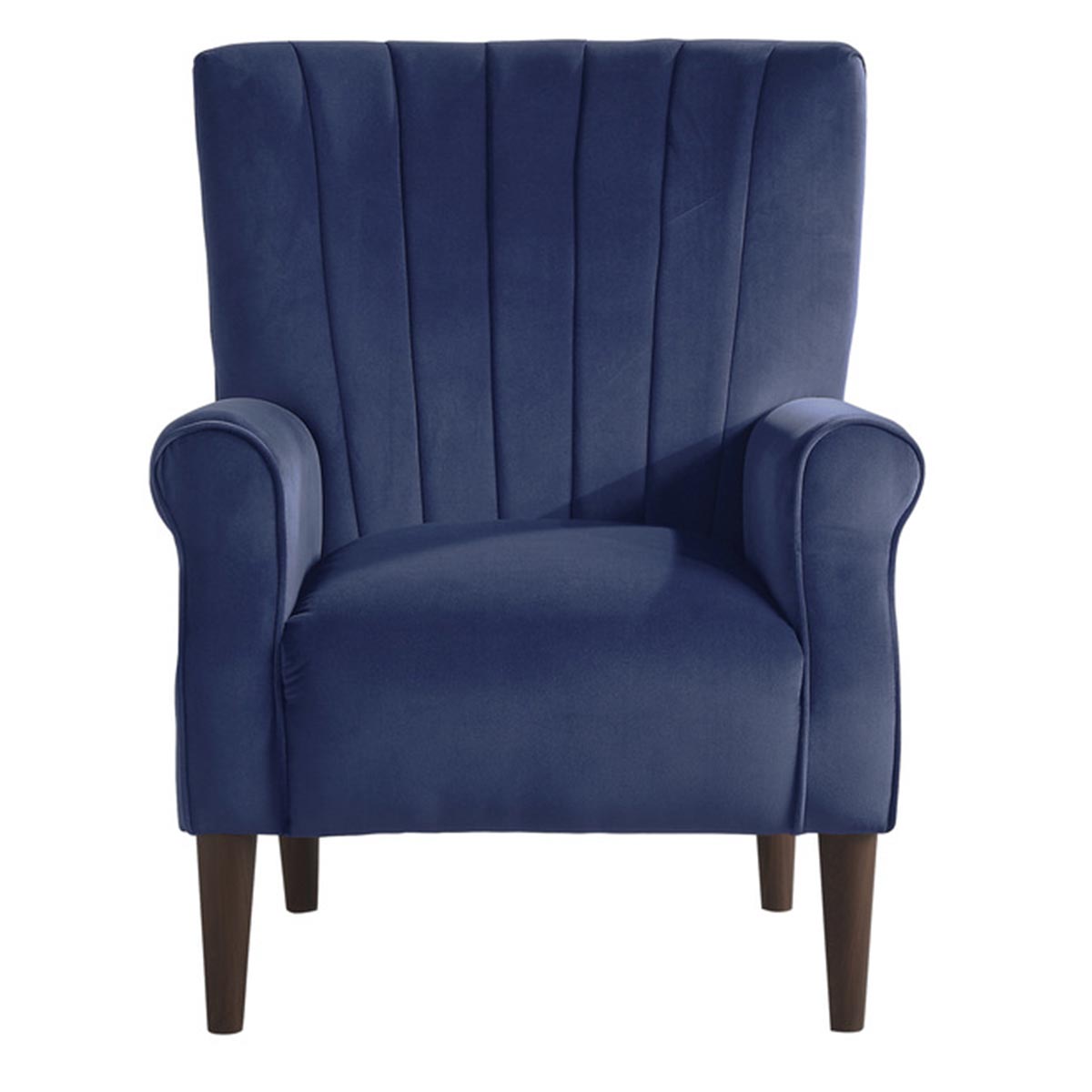Homelegance Blue Velvet Accent Chair