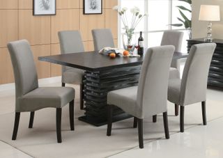 Coaster® Stanton 5-Piece Black Dining Table Set