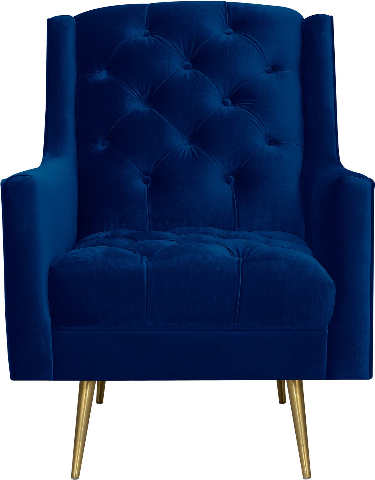 bright blue accent chairs