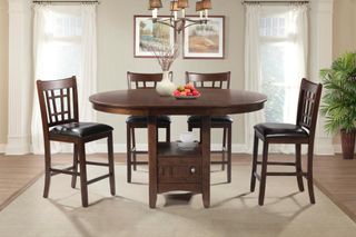 Elements Max Counter Table & 4 Counter Stools