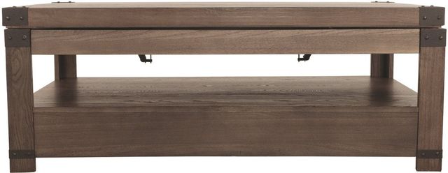 Signature Design by Ashley® Burladen Grayish Brown Lift Top Coffee Table 1
