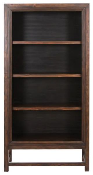 Legends Furniture Inc. Branson Two-Toned Rustic Buckeye Bookcase