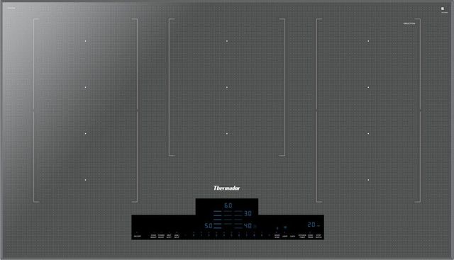 Thermador® Masterpiece® Series Liberty™ 36" Silver Mirrored Frameless Induction Cooktop-0