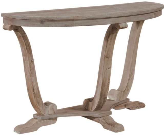 Liberty Furniture Greystone White-Washed Mill Sofa Table-0