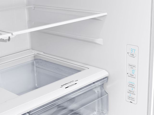 Samsung 27.0 Cu. Ft. White 3-Door French Door Refrigerator 9