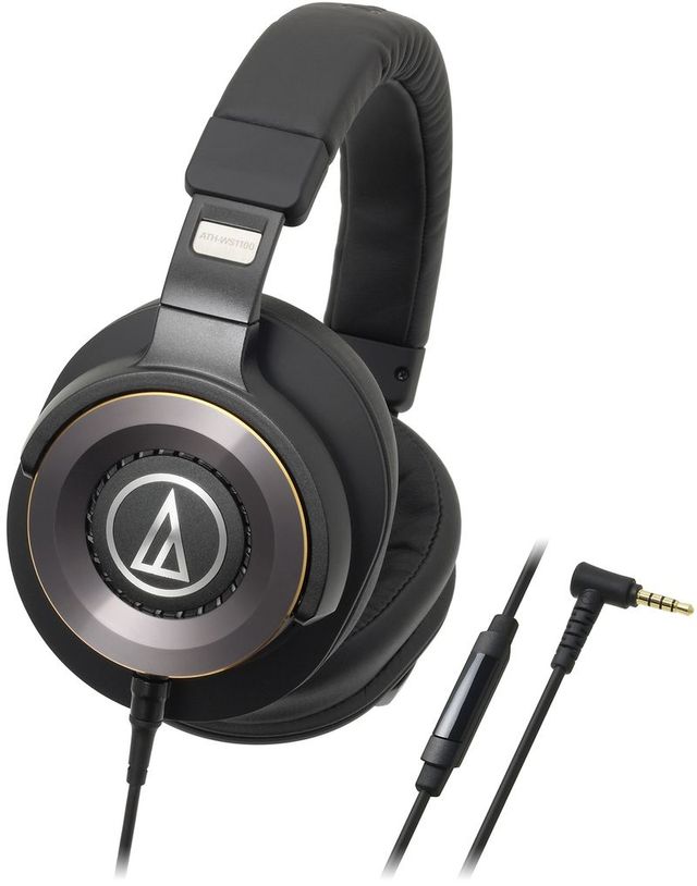 Audio-Technica® Solid Bass® Black Over-Ear Headphones 0