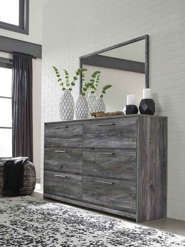 Signature Design by Ashley® Baystorm Gray Dresser and Mirror Set 5