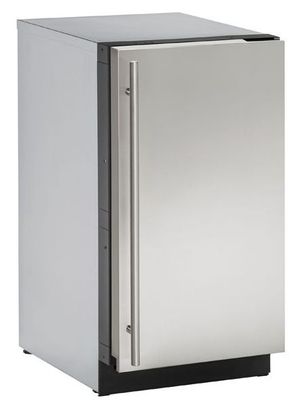 U-Line® 3000 Series 18" 55 lb. Stainless Steel Solid Ice Maker