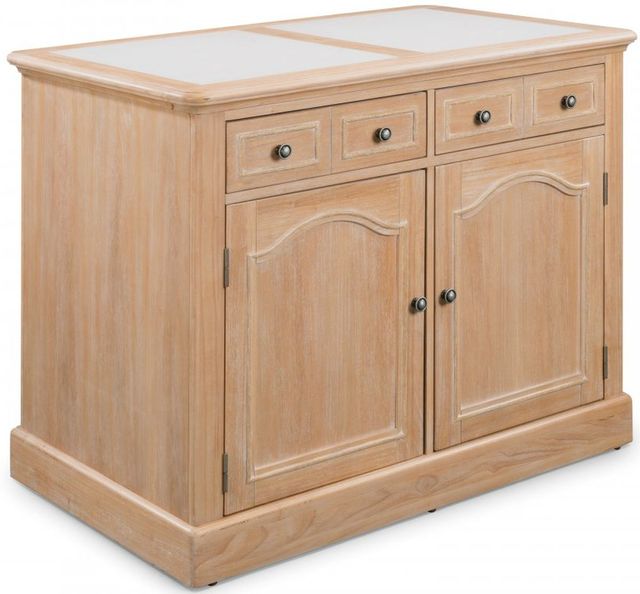 Homestyles Claire Whitewash Kitchen Island With Quartz Top 5170 94q Kubin S Furniture Mattress St Louis Michigan